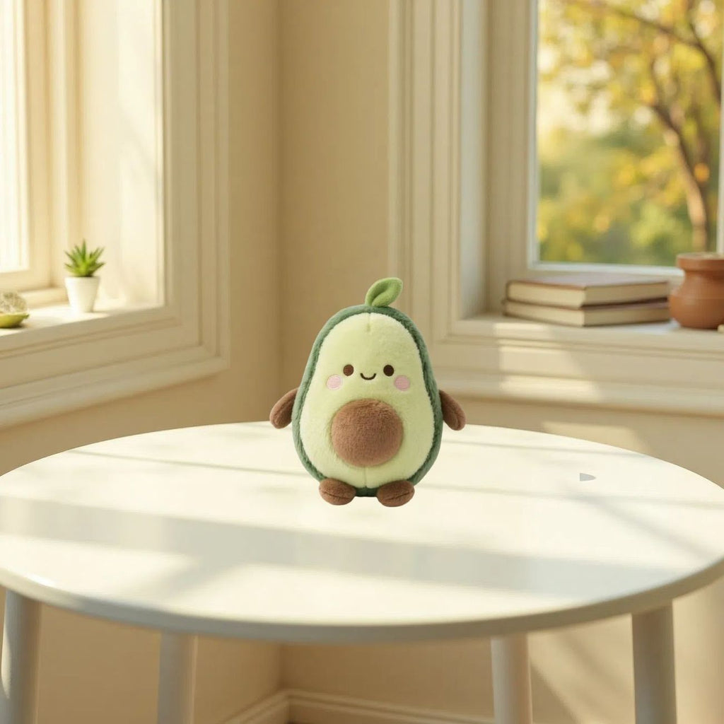 Avocado Plush Toy, Soft Stuffed Animal Doll for Kids & Adults, held in hand for scale