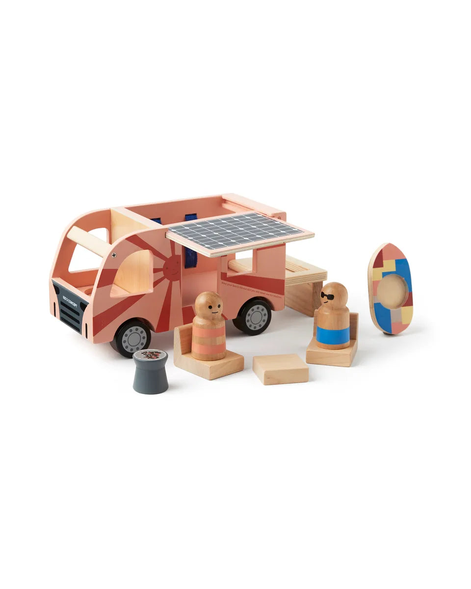 Wooden Camper Van - with Accessories