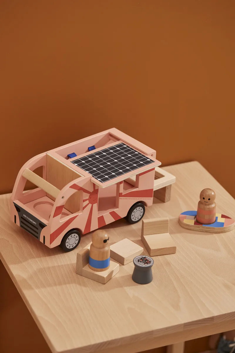 Wooden Camper Van - with Accessories