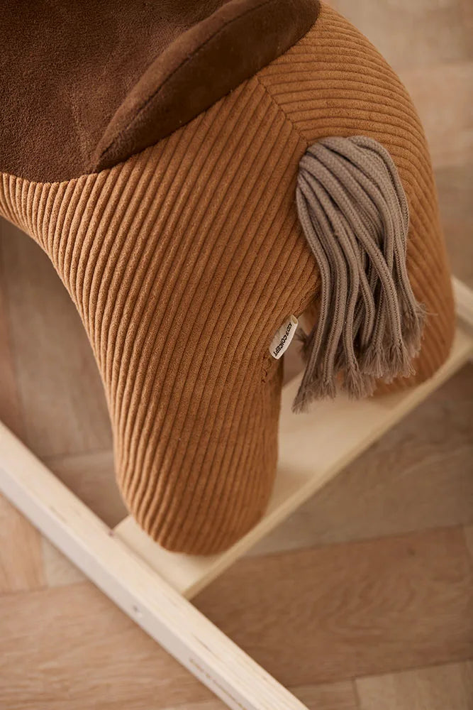 Wooden Rocking Horse - Vera - Polyester Canvas