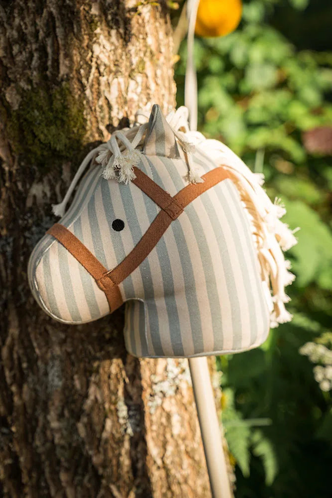 Hobby Horse - Cream and Sky Blue