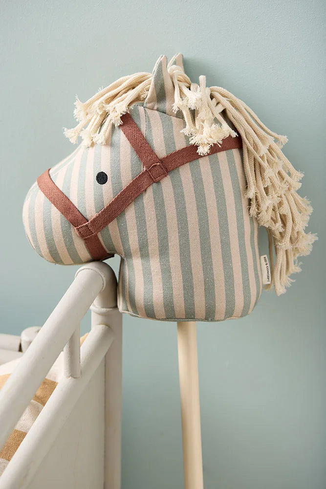 Hobby Horse - Cream and Sky Blue
