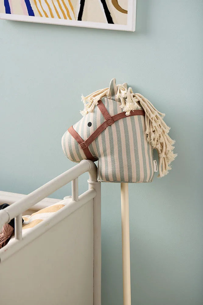 Hobby Horse - Cream and Sky Blue