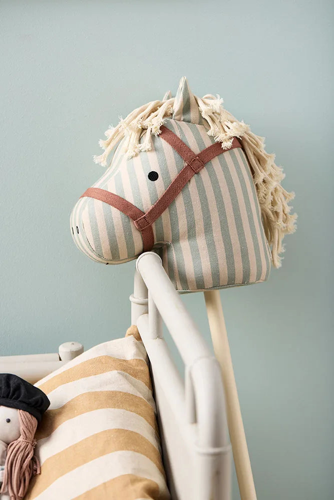 Hobby Horse - Cream and Sky Blue