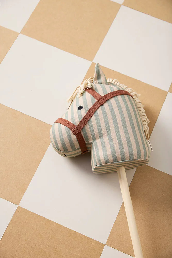 Hobby Horse - Cream and Sky Blue