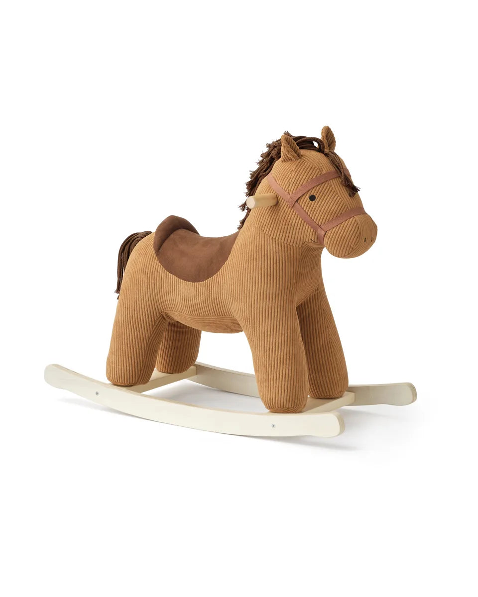 Wooden Rocking Horse - Vera - Polyester Canvas