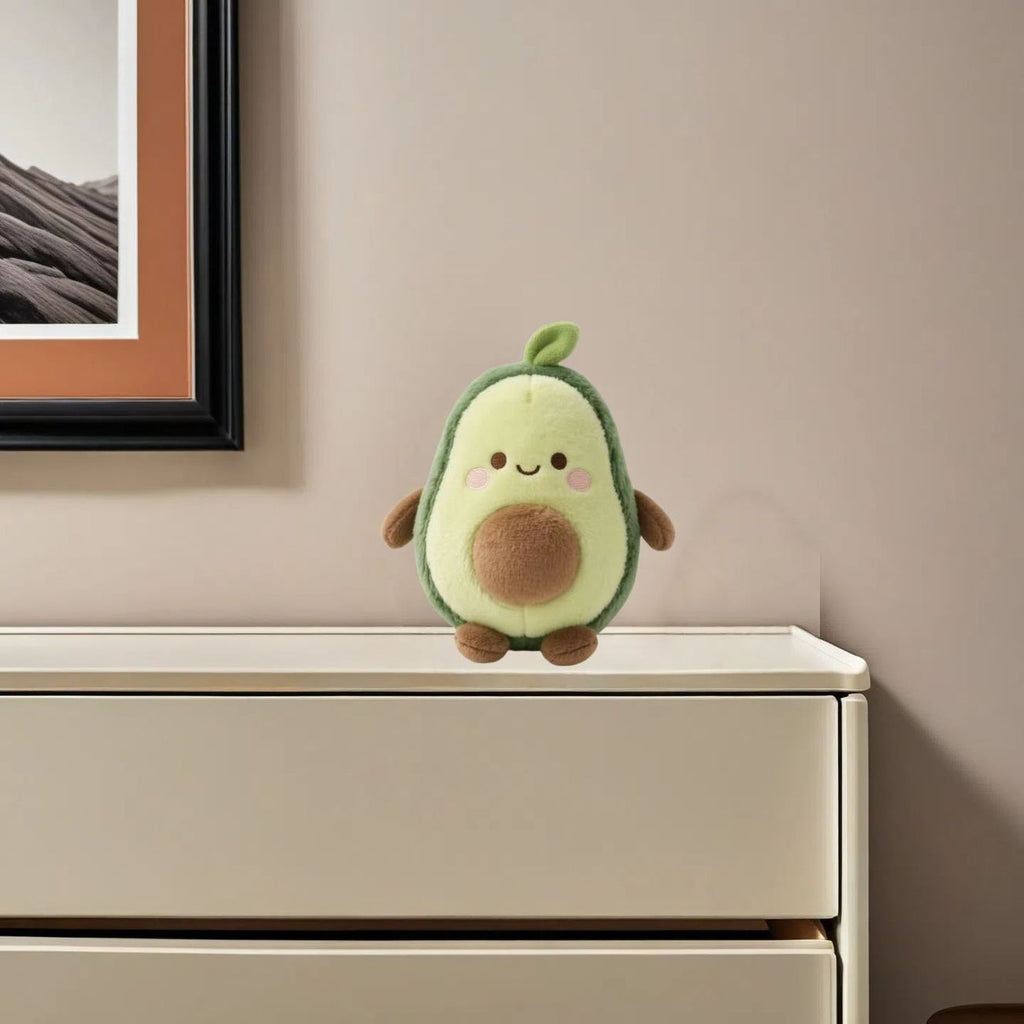 Avocado Plush Toy, Soft Stuffed Animal Doll for Kids & Adults, close-up detail