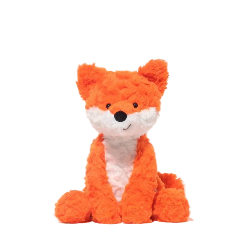 Animal Plush Toy, Soft Stuffed Fox, Red Panda, Monkey or Border Collie, 24 cm, shown with the full range