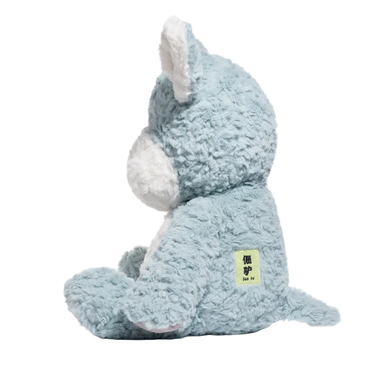 Large Animal Plush Toy, Soft Stuffed Donkey or Fox Doll, 45, 60 cm, styled in a nursery setting
