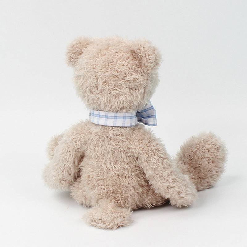 Gentleman Bear Plush Toy, 30cm Bow Tie Teddy, close-up detail