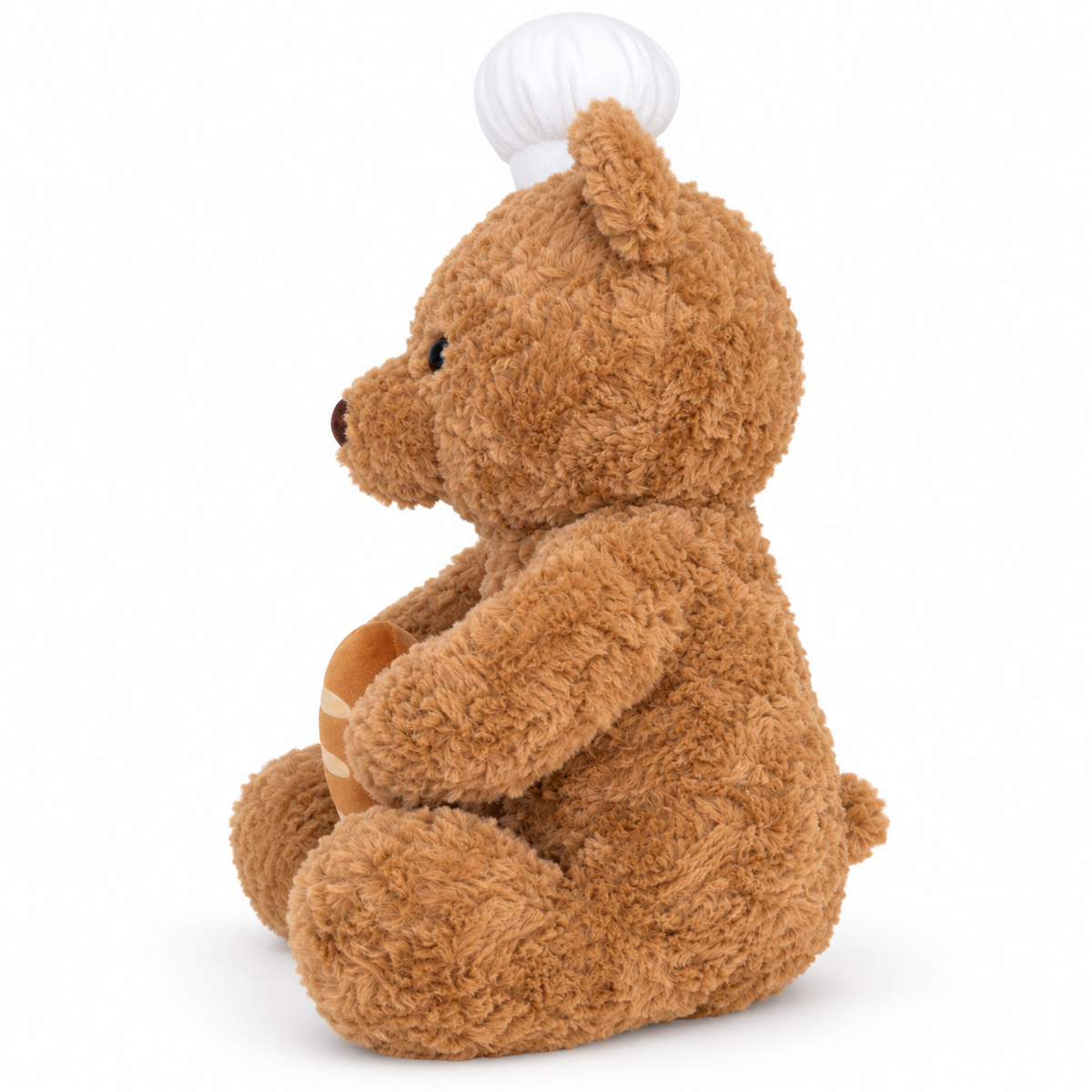 Chef Bear Plush Toy, styled in a nursery setting
