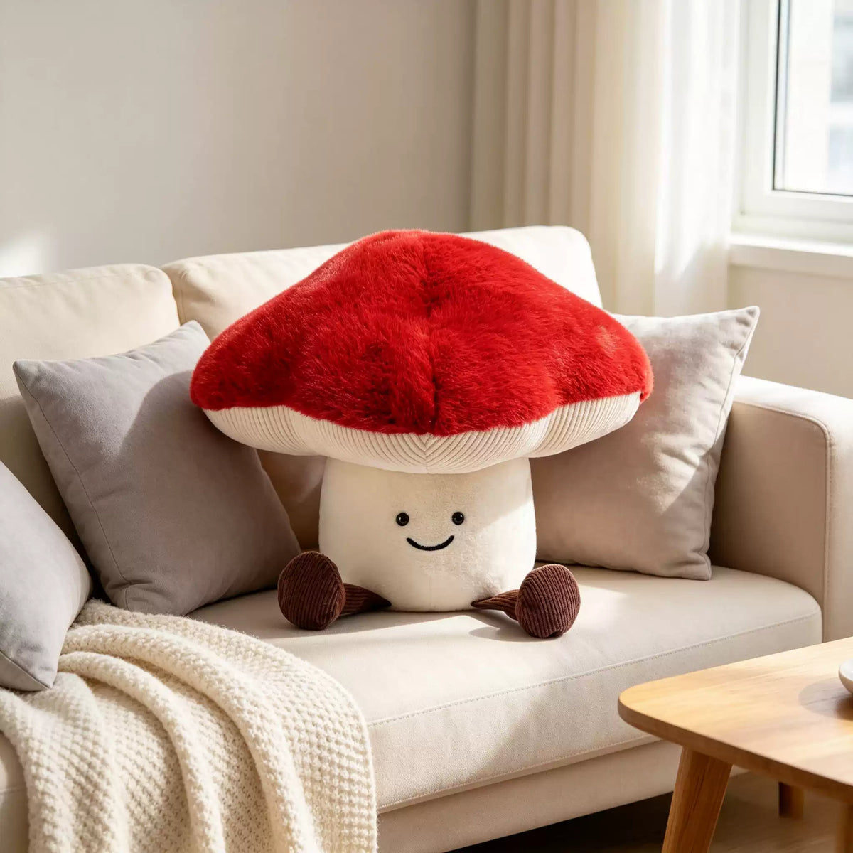 Mushroom Plush, shown with the full range