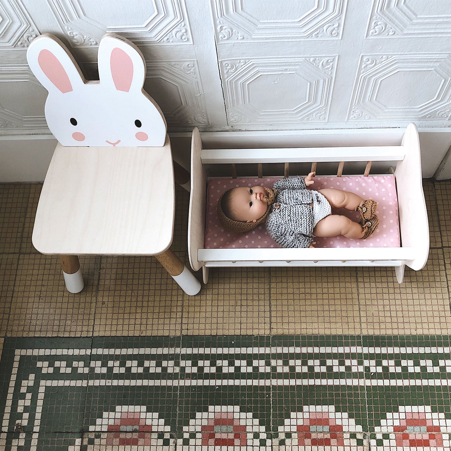 Wooden Rabbit Chair - Forest Collection - Plywood
