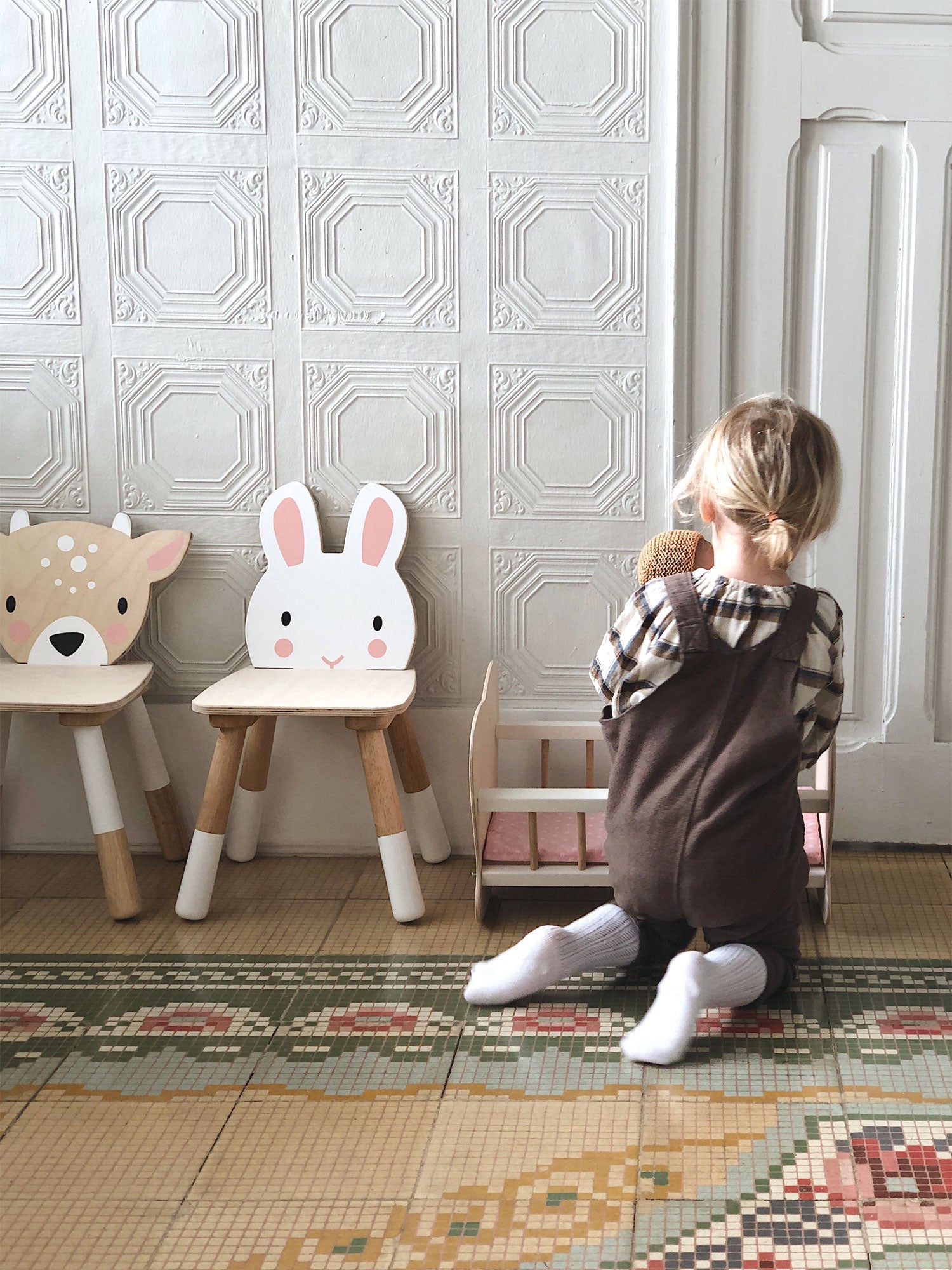 Wooden Rabbit Chair - Forest Collection - Plywood