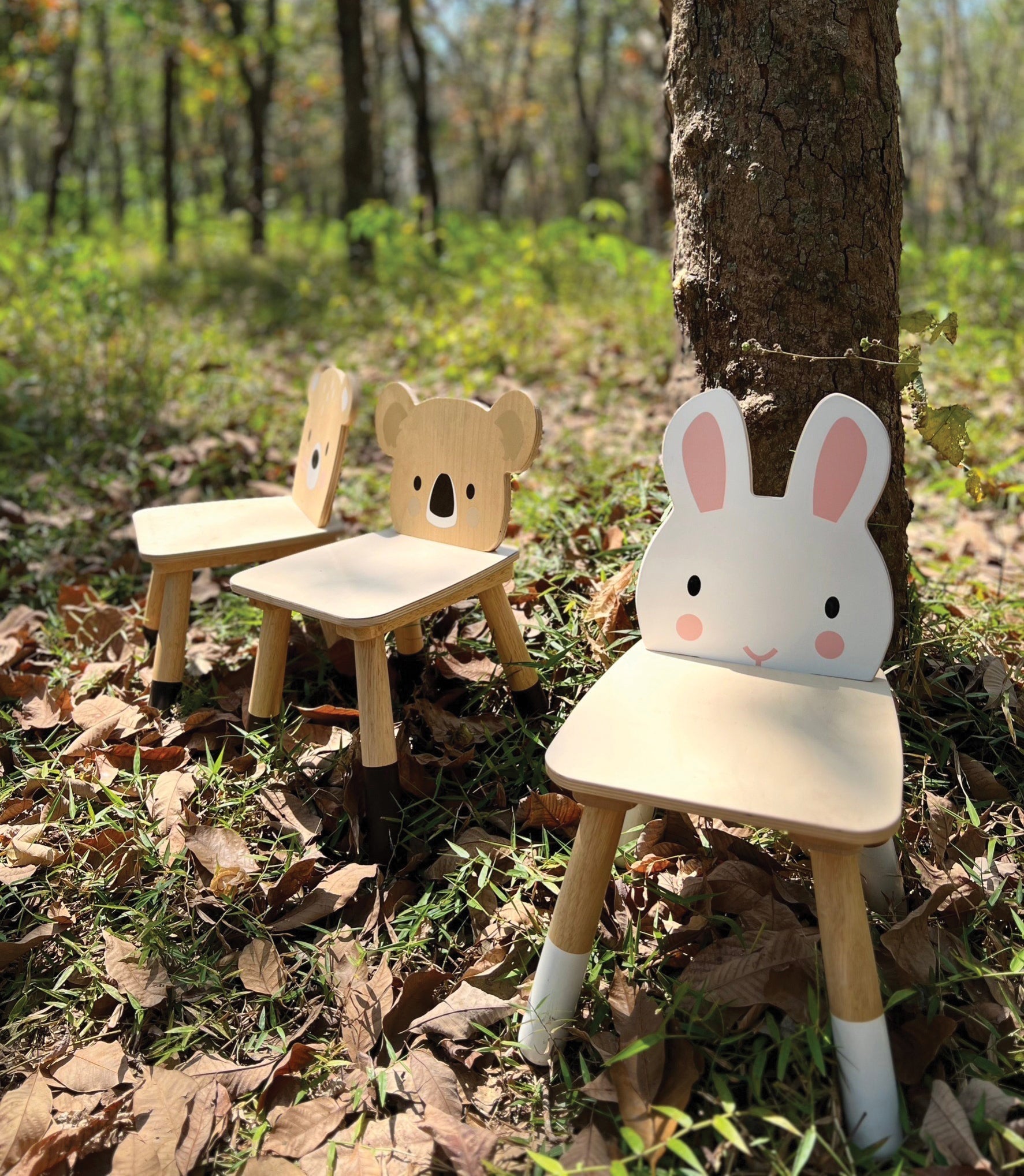 Wooden Rabbit Chair - Forest Collection - Plywood