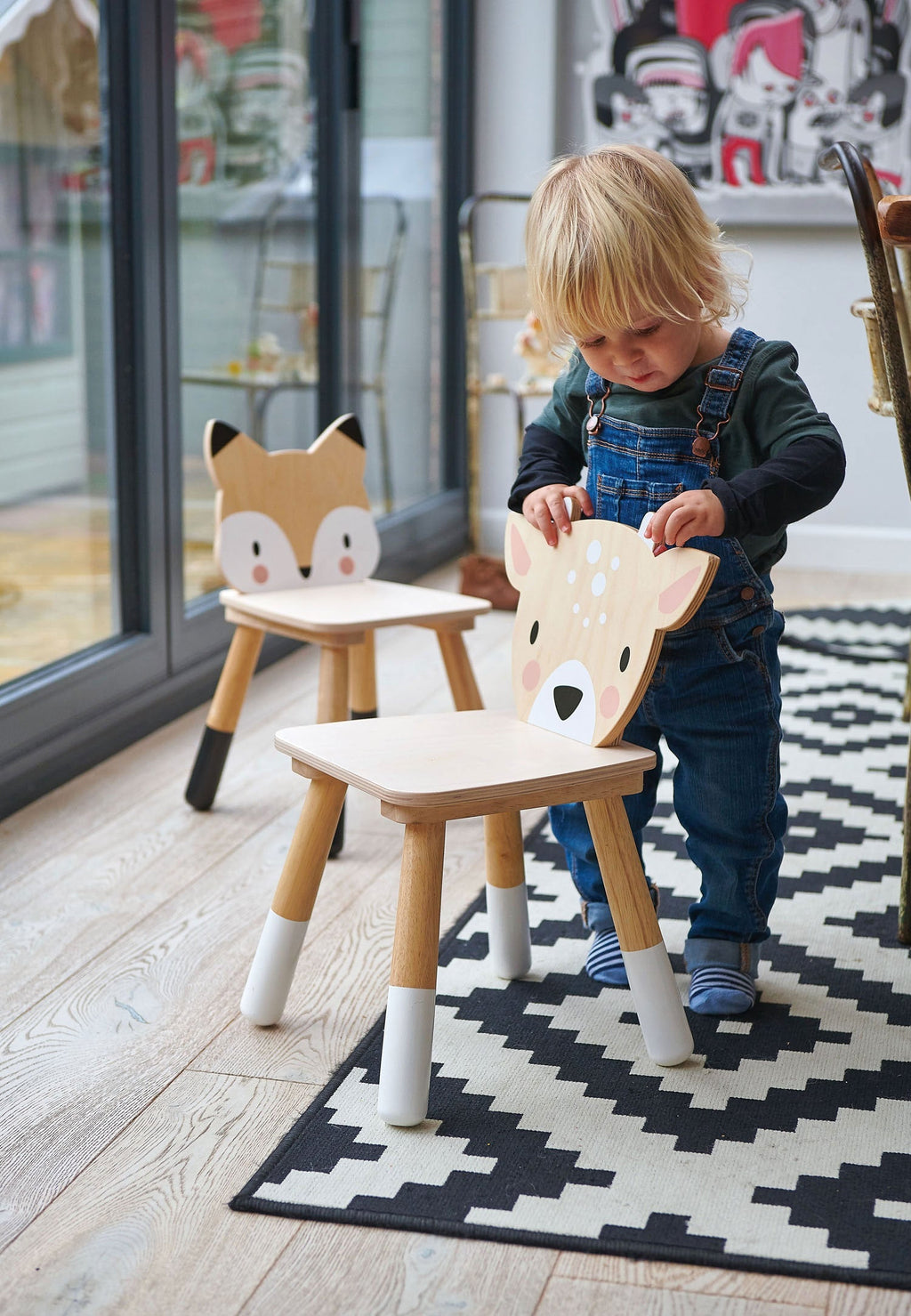 Wooden Deer Chair - Forest Collection - Plywood