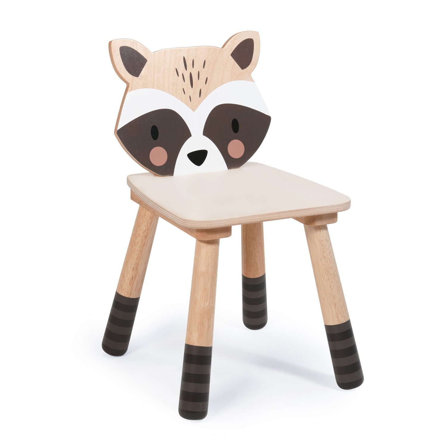 Wooden Raccoon Chair - Forest Collection - Plywood