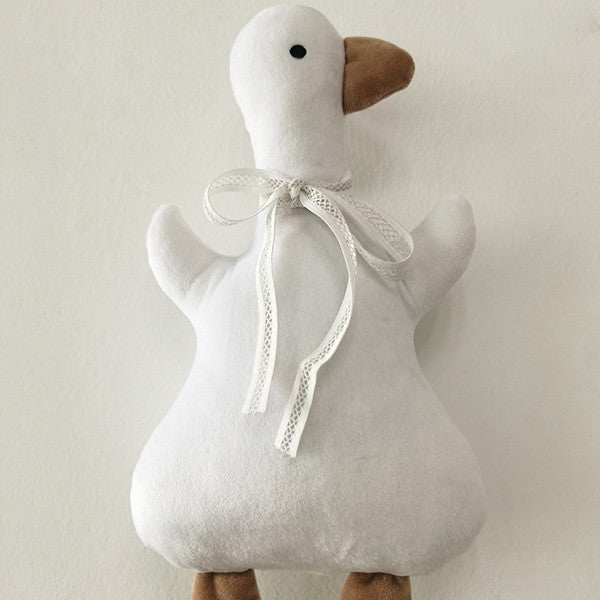 Duck Soft Toy Cushion, Cotton Plush, 45 cm, Ages 3+, styled in a nursery setting
