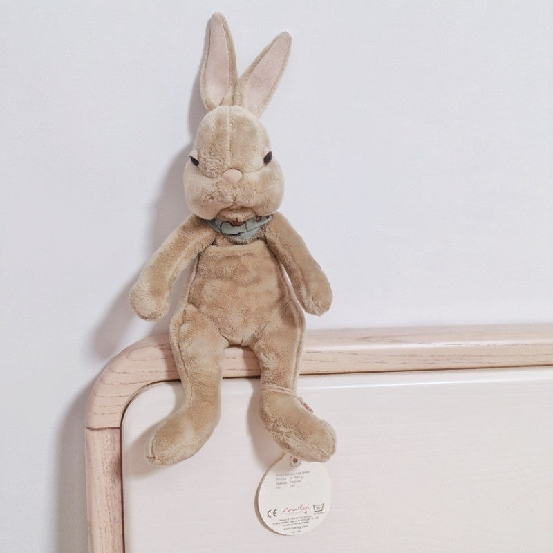 Plain Rabbit Soft Toy, Simple Bunny Doll in Off White or Brown, 23 cm, 30 cm, 40 cm, front view