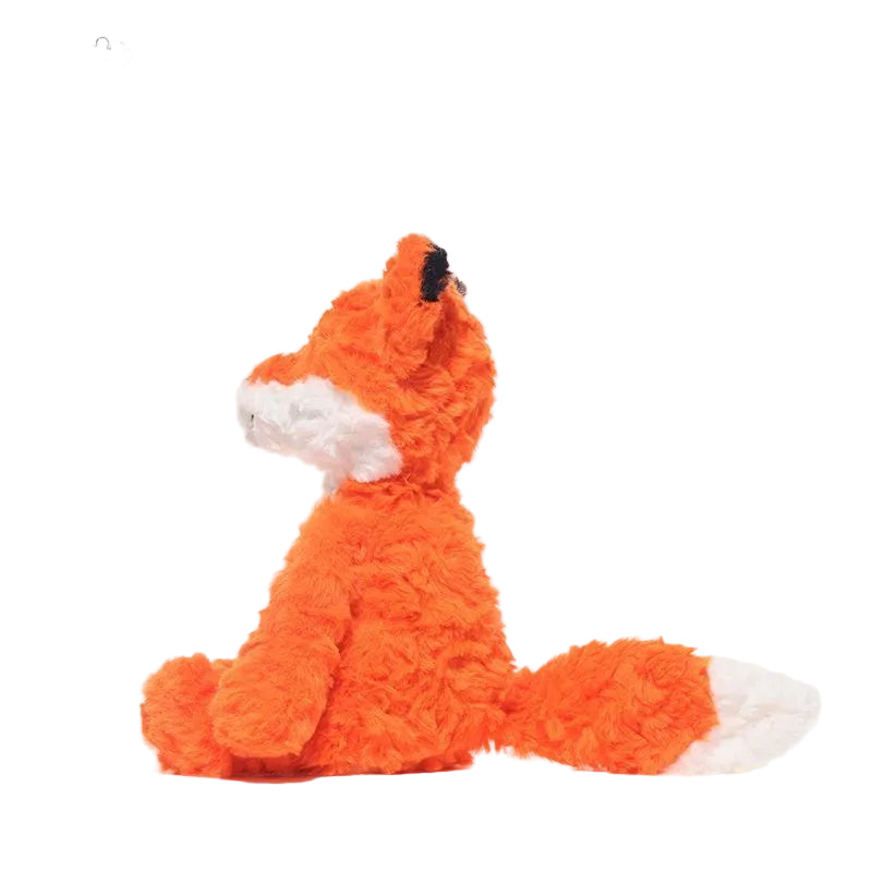 Animal Plush Toy, Soft Stuffed Fox, Red Panda, Monkey or Border Collie, 24 cm, back view