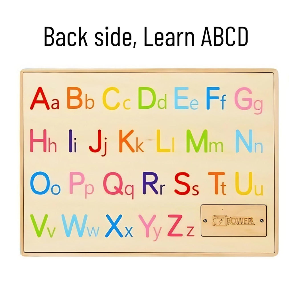 Wooden Driving Steering Wheel Busy Board - Montessori Toy