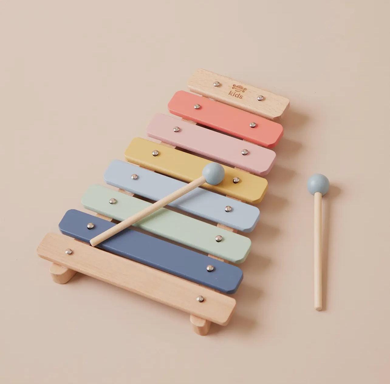 Wooden Xylophone Toy - Musical Instrument for Toddlers