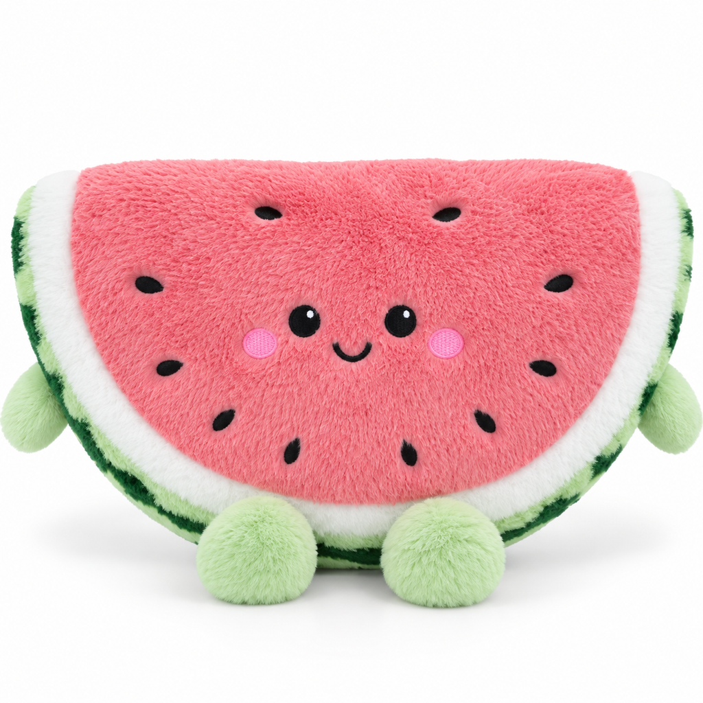 Watermelon Plush Toy, front view
